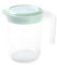 1 Pezzo Caraffa Brocca in Plastica Mixer con Coperchio 1,5 Litri 3 Colori