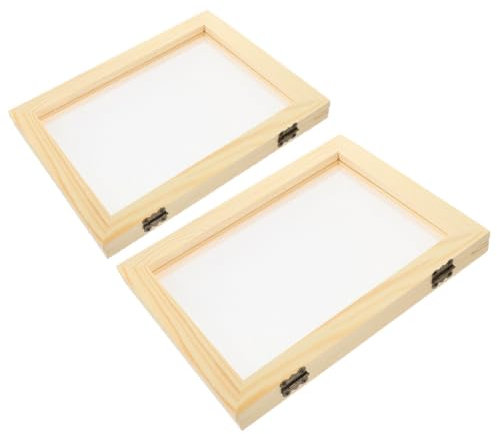 Sieb Zur Papierherstellung Holzrahmen Papierkunst-set Form und Deckelgitter Rahmen für Papierhandwerk Pädagogisches Werkzeug Zur Papierherstellung