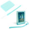 Linpr 2er-Set Reise-Fotohalter Bildhalter Aufbewahrungstasche für Fujifilm Instax Mini 7+/8/9/11/12/40/90/EVO, 3-Zoll-Fotoaufbewahrungstasche, Transparente Kamera-Fotoschutzbox (Grüner Glitzer)