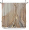 ASDCXZ Marmor Duschvorhang Braun 180x200 cm, Modern Abstrakt Braun Greu Gold Marmor Optik Textur Waschbar Bad Duschvorhänge Polyester Textil Wasserdicht Duschvorhang für Badewanne mit 12 Haken