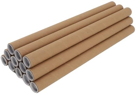 Versandrollen, Mehrzweck-Posterröhren, stabil, gut, für Dokumentenversand (Cryfoktmz8x30e41d-12)
