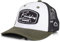 Blackskies® Race Baseball Cap für Kinder | Verstellbare Kids-Basecap für Jungen & Mädchen, Stylische Kappe, Coole Mütze, Geburt, Taufe, Schirmmütze - Oliv-Schwarz L