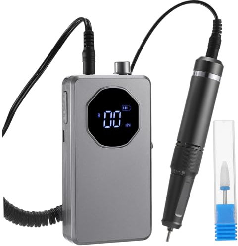 Healvian Trapano Per Unghie Senza Fili Set Di Frese Per Unghie Elettriche Set Di Frese Per ie Elettriche Portatili Di Per Manicure