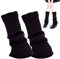 Bein Stulpen Damen, Leg Warmers, Beinstulpen für Kinder, Ballett Stulpen Mädchen Kostüm, Fashion Beinlinge, Winter Beinwärmer Stricken, Vintage Legwarmer (2, Schwarz)