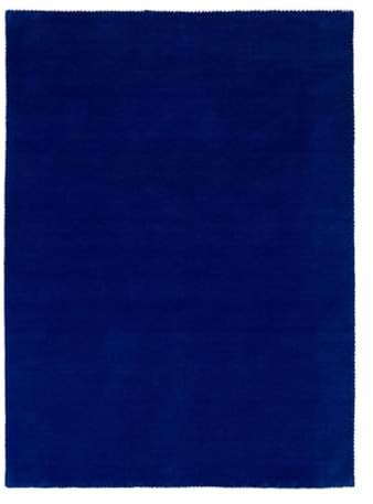 carpetfine handgefertigter Wollteppich Gabbeh Lola Blau 300x400 cm Weich, Hochwertig, Zeitlos | Reine Schurwolle für Gemütlichkeit & Eleganz im Wohn- und Schlafzimmer
