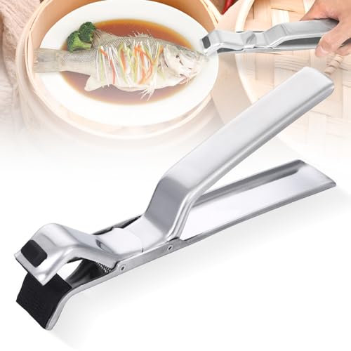Anti Scald Bowl Holder, Bowl Holder Clip Hot Plate Gripper, Anti Scalding Silicone Gripper, Anti Scalding Gripper Multi-Purpose Anti-Scald Bowl Holder Clip for Kitchen (1)
