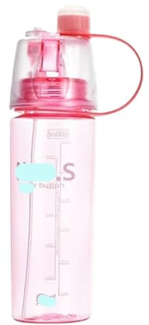 Bouteille D'eau En Spray Bouteille d'eau potable en Spray, gourde de sport, bouteille d'eau de vélo, tasse en plastique, anti-fuite, verres de voyage, bouteille d'eau de brumisation Bouteille D'eau Av