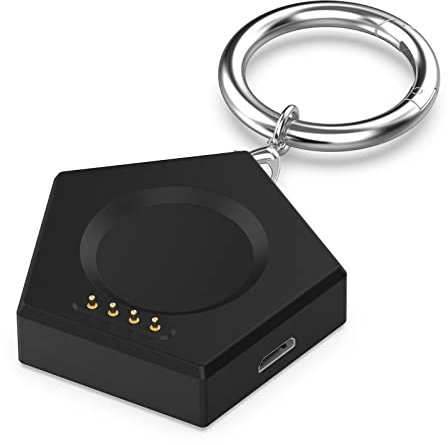 RuenTech Uhr Ladegerät Micro USB/Typ C Adapter Ladekabel Konverter für Oppo Watch X/X2/4 Pro/3/3 Pro/2/SE Smartwatch Ladegerät Kabel Konverter Stecker für Oneplus Watch 2R/2/3 (Schwarz)