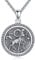 URONE Aries Necklace 925 Sterling Silver Aries Pendant And Chain Constellation Necklace Aries Jewellery Aries Birthday Gifts for Women Men