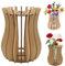 Vaso in Legno per Fiori Lego, Puzzle Espositore per Fiori, Costruibile 3D per Bouquet, Rose, Tulipani, Decorazione Moderna per Casa (piccolo modello)
