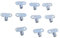 10Pcs Radiators Exhaust Valves Square Key Radiators Water Tap Plumbing Bleeder Key Air Vent Central Heating Tool Enduring Exhaust Valves Key