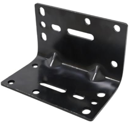 MotiveTech Winch Mounting Bracket Plate Right Angle for Vehicle ATV Trucks
