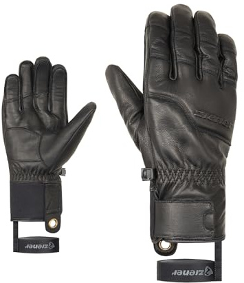 Ziener Herren GISMON-Z Ski-Handschuhe/Wintersport | Primaloft Leder Touch