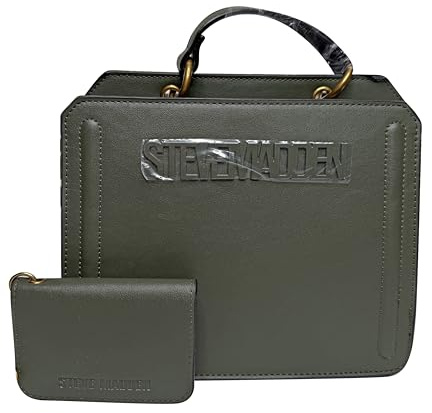 Steve Madden Bevelyn Convertible Crossbody Bag, Dunkelgrün, Einheitsgröße