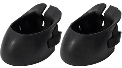 Ovhdriac hovskor av gummi för hästar, hovskydd för hästar, halkfri, sårvård designad för skadstöd, svart, 2 stycken (M)