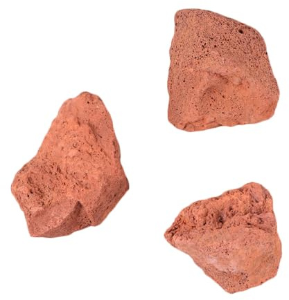 MINAOLULUS Aquarium Vulkangestein Filtermaterial 450g Beutel für Süß und Meerwasseraquarien mit Abfallaufnahme und Dekorationseffekt