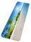 A.Monamour Tapis Paysage Palmier Île Tropicale Bleu Océan Mer Plage Impression Molletonné Absorbant La Salle De Bain Anti-Dérapant Tapis Décoratif pour Plancher Salon 40X60cm / 16 X 24
