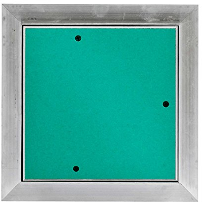 Revisionsklappe Trockenbau 150 x 150 mm – Revisionstür - Wartungsklappe mit 12,5 mm imprägnierter GK-Einlage und Druckverschluss – aus korrosionsbeständigem Aluminium – befliesbar – MW multi werkzeug