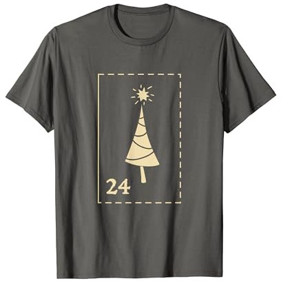 Tag 24 Adventskalender Weihnachts Geschenk T-Shirt