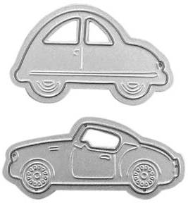 DECO Stanzschablone La Little Vintage-Auto stahl