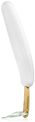 GranNaturals Lotion Applicator for your Back, Feet, and Legs - Large Size - Long Curved Easy Reach Wooden Handle Body Brush for Suntan, Sunless Self Tanning, Skin Cream, Acne, Body Wash