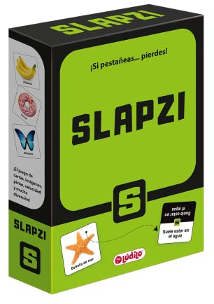 Ludilo - Slapzi | Juegos De Mesa Niños 6 Años | Juego Cartas Niños O Adultos | Juegos Educativos 6 Años O Más | Juego De Cartas para 2 O Más Personas