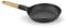 BRA Market Sartén 24 cm, aluminio fundido, mango desmontable madera natural, antiadherente tricapa sin PFOA, apta para todo tipo de cocinas incluido inducción