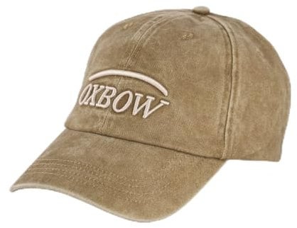 OXBOW P0EVAZ Casquette délavée brodée Beige