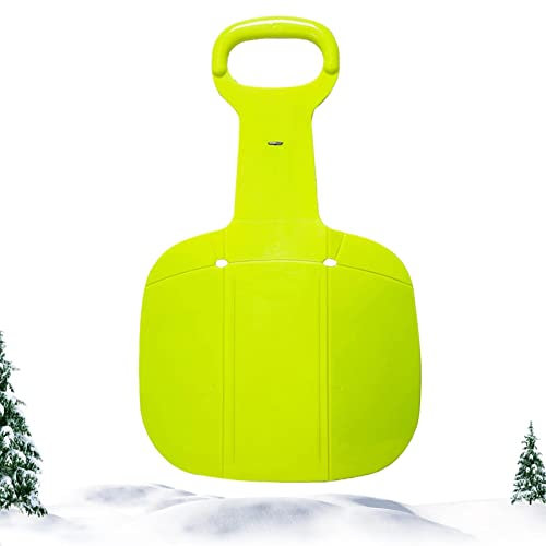 Schneegeschirr für Rodeln - Mini faltbare verdickte Kinderschaltenschlitten mit Griff Flexibel,Downhill Kinder Snow Sled Saucer, Sand Slider für Kinder Winter