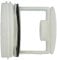 vhbw Filtre à peluches (avec joint de porte) Machines à laver compatible avec Indesit ITWA C 51151, ITWA71252WFR, ITWD 51052, ITWD 61052, ITWD 61053
