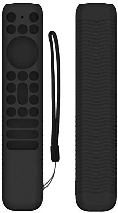 CRGANGZY Coque de télécommande en silicone avec cordon antidérapant pour télécommande de télévision TCL RC902V FMR1