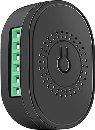 ELGE Mini Interruptor Velocidad del Ventilador Wifi Controlador Ventilador FuncióN SincronizacióN Control Remoto Funciona con Interruptor Inteligente para Ventiladores Negro