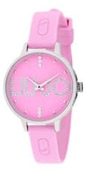 LIU JO Damen Analog Quarz Uhr mit Silikon Armband TLJ2174