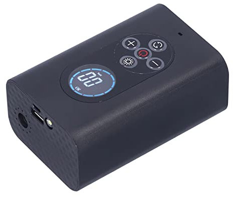 Gonfia la Pompa dell'Aria, Arresto Automatico del Compressore d'Aria Wireless con Luce LED per Auto, Moto, Bici