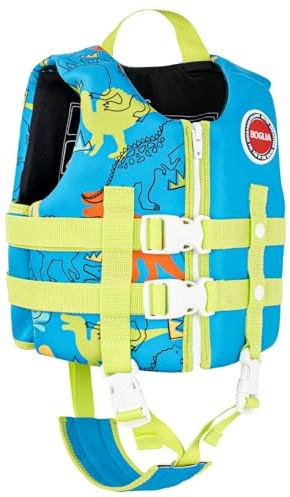 Boglia Kids Swim Vest Toddler Float Jacket Swimming Aid for Boys and Girls,Children Float Swimsuit with Adjustable Safety Strap for Age 2-9 Years/22-50Lbs