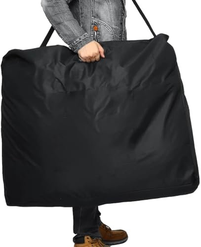 Housse Transport Table Massage, Sac de Transport pour Lit Massage Pliable, 600D Oxford Portable Sac de Rangement pour Table de Massage Spa, Sac à Bandoulière pour Table de Spa Pliante, Lit de Beauté