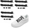 NEEKFOX - Cordones Elásticos Premium Sin Atar - 3 Pares de Liberación Rápida - Cordones de Goma Con Cápsulas Para Zapatillas de Correr y Deportivas