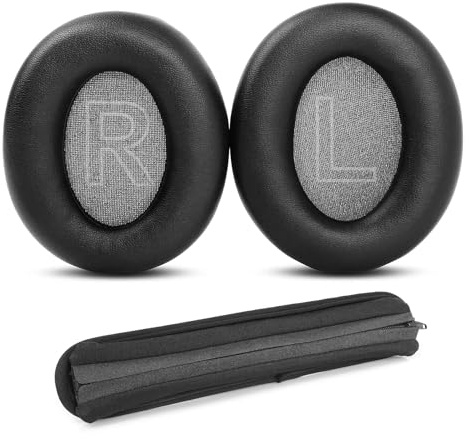 Life Q20 Earpads and Headband Cushion for Anker Life Q20/Q20BT Headphones Ear cushions with Protein Leather and Memory Foam