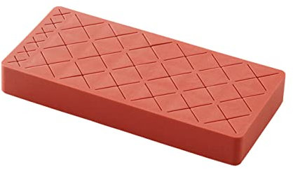 MERRYHAPY Lipstick Organizer Table Lipstick Rack Silicone Lip Gloss Holder Cosmetic Containers Multi-grid Stand Desktop Red