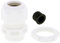Wiska 10100637 GLP20+RDE White M20 Sprint Cable Gland + RDE, Pack of 10, Clamping Range 4-14mm,