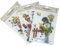 Weihnachtliche Fensterbilder 3er Set – Rentier, Weihnachtsmann & Schneemann – 28,5 x 21 cm – Winter Deko für Fenster, Tür & Glas – Selbsthaftend & Wiederverwendbar