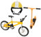 IWOWHERO 1satz Miniatur Fahrrad Modell Für Puppenhaus Dekoration Gelbes Zubehör Für Puppenhaus Realistisches Miniaturspielzeug Für Innen Und Außenszenen Foto Requisite Geschenkidee