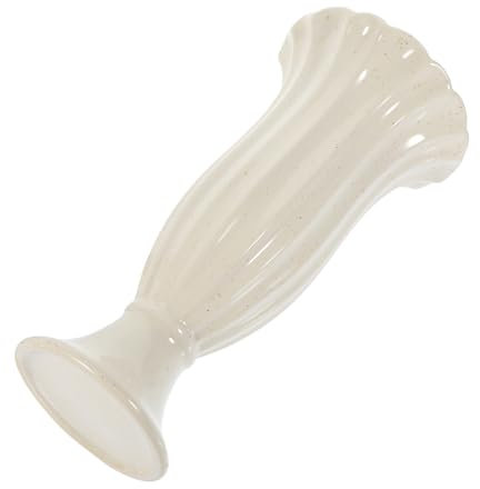 MAGICLULU Blumenvase Aus Keramik Mit Säulenmotiv Als Grabdeko Gedenkvase Wetterfest