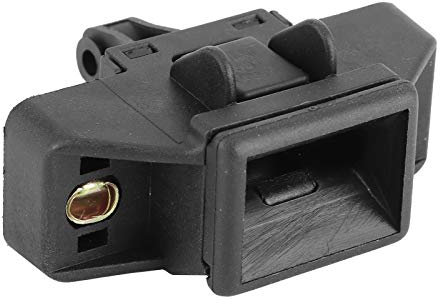 Cerradura de Puerta Trasera, Actuador de Cerradura de Maletero, Cerradura Suave y Eficiente para CLIO 2 ABS Negro