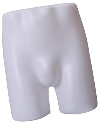 Perfeclan Panty Mannequin Torso Pantall Soport Soporte de la Parte Inferior de la Parte Inferior de la de la del Modelo de Ropa Interior fácil de Mover para, Blanco