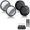 Smart Air Traceur Tag Lot de 4, Localisateurs D’Objets Bluetooth Fonctionne avec Apple Localiser (iOS Uniquement), Air Localisateurs Tags pour Valises/Portefeuilles/Clés/Sacs, Batterie Remplaçable