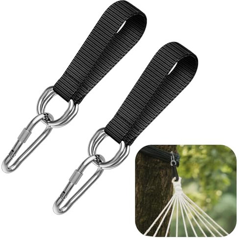 ZFRITP 2 Pcs Sangle Balancoire Arbre, Sangle Hamac, Accessoire Balancoire Exterieur De Suspension Max 400kg Sangle De Hamac en Nylon pour Balancoire Jardin Hamac Ou Siège Suspendu