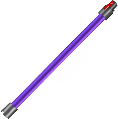 Asta Telescopica Rigida di Ricambio per Dyson V7/V8/V10/V11/V15 -UNIVERSALE- Tubo Aspirapolvere Prolunga Da 73cm + Sgancio Rapido in Lega di Alluminio, Viola