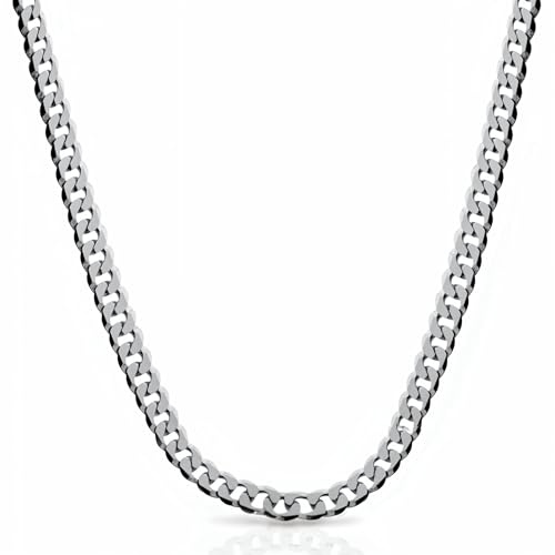 QUADRI - Kette Herren Silber | Silberkette 925 Silber - Halskette Herren | Geschenkidee für Geburtstag, Jahrestag, Valentinstag