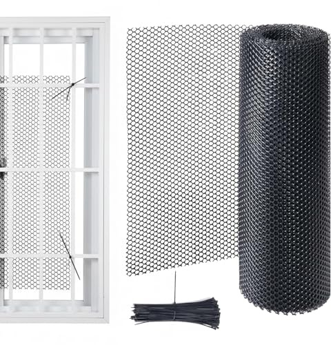Generisch Hühnerdrahtzaun – 15,7 Zoll X 10 Fuß Maschennetz Mit 50 Kabelbindern, Maschendrahtzaun,- und Geflügelnet | Gartenzaun Für Hühner, Hunde, Katzen, Geflügel Und Pflanzenschutz Für Kleine Tiere